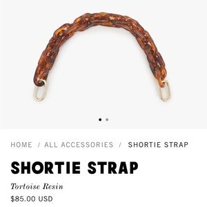 Clare V. Resin Shortie Strap